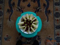 Abhi Basnet's artificial flower from fruits