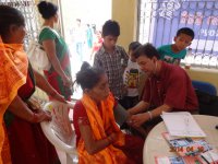 Free treatment provided in Kumbha Mela, Chatara, Sunsari, Nepal