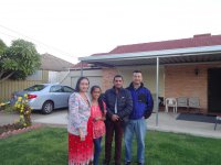 With Chitra family in Adelaide, Australia