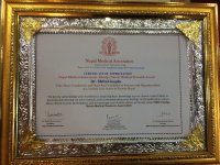 NMA-Khadga Nanda Medical Research Award 2019 to Dr. Shital Gupta, BPKIHS, Dharan.